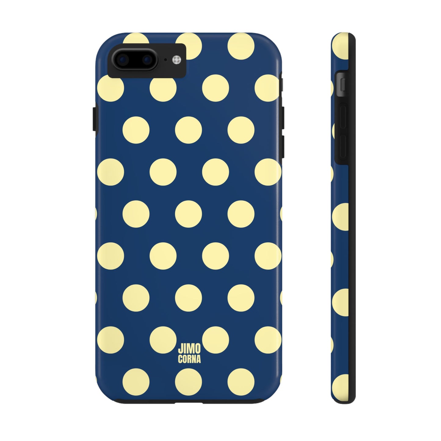 Big Polka Dot | Blue and Cream