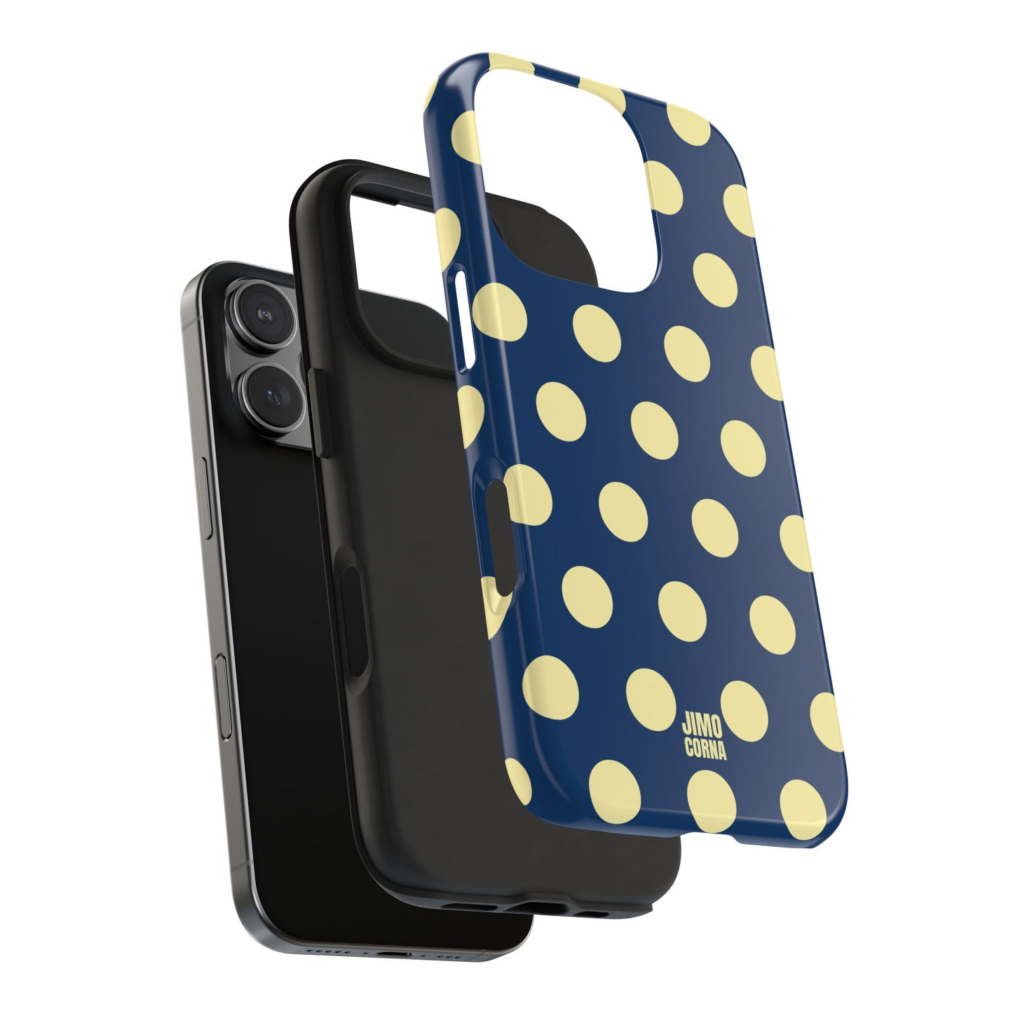 Big Polka Dot | Blue and Cream