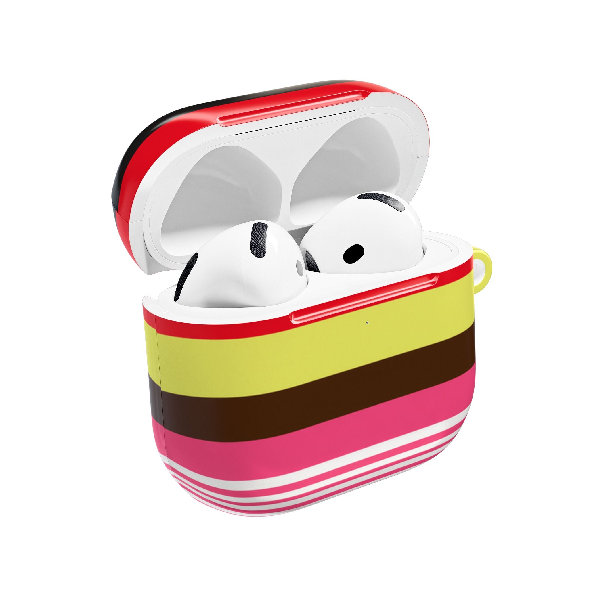 Berry Citrus Stripe AirPods Case