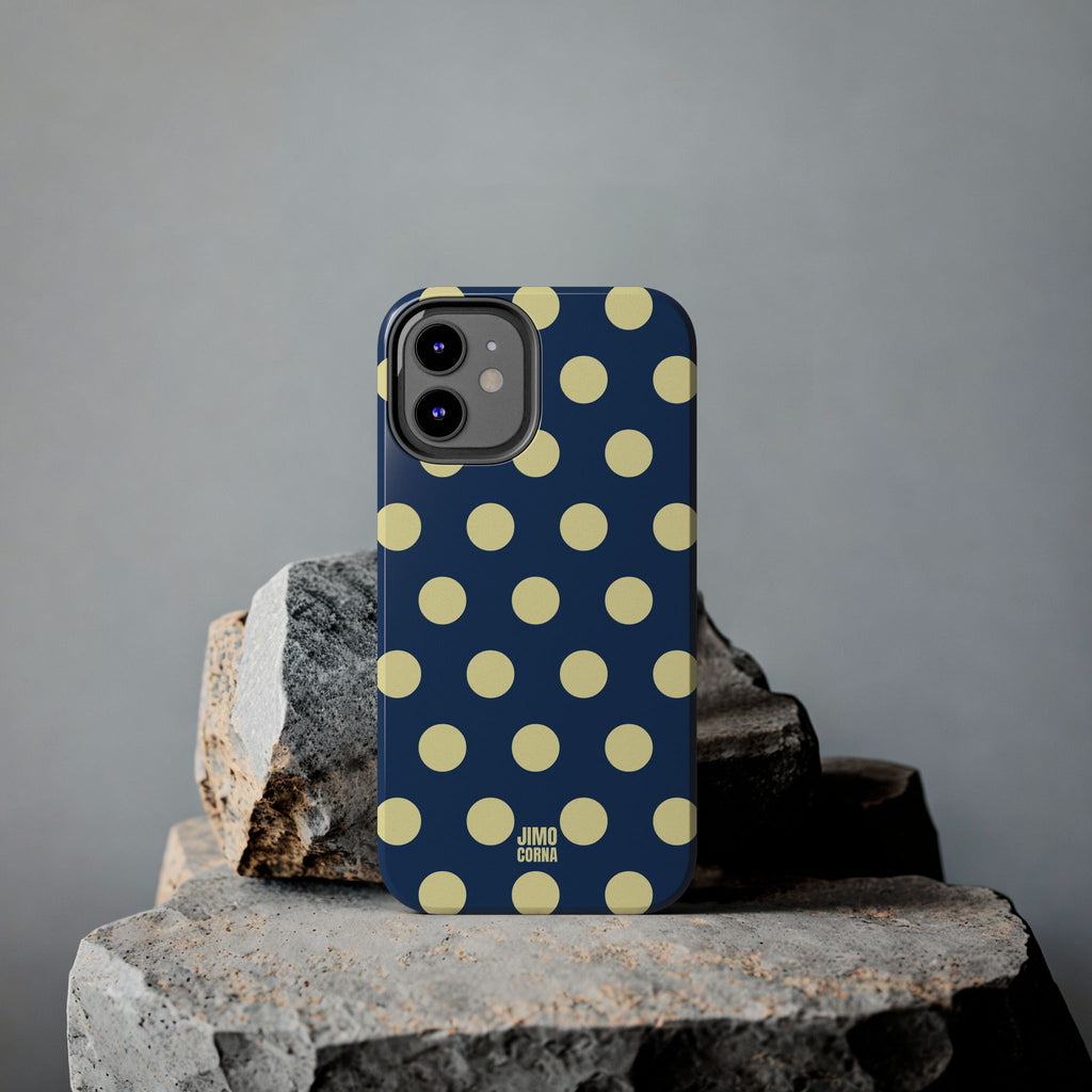 Big Polka Dot | Blue and Cream
