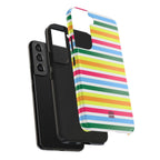 Rainbow Sorbet Stripe Samsung Galaxy Case