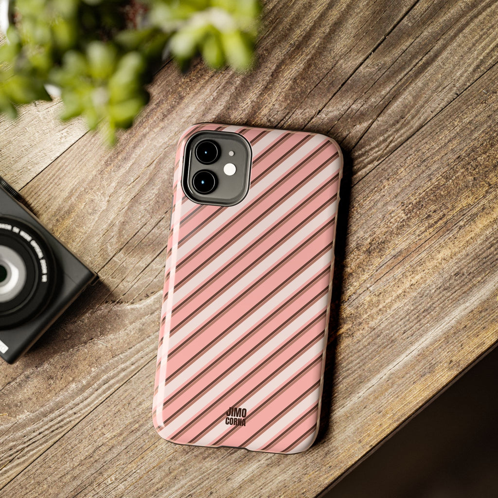Angelina Stripes | Pink - iPhone Case
