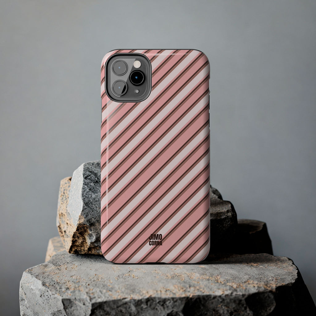 Angelina Stripes | Pink - iPhone Case
