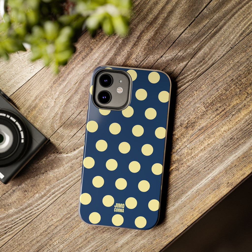 Big Polka Dot | Blue and Cream