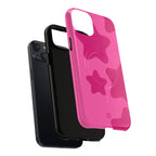 Hot Pink Bold Stars