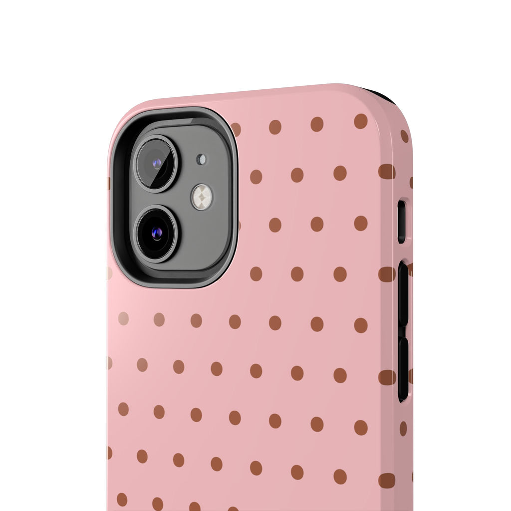 Polka Dot | Pink and Brown