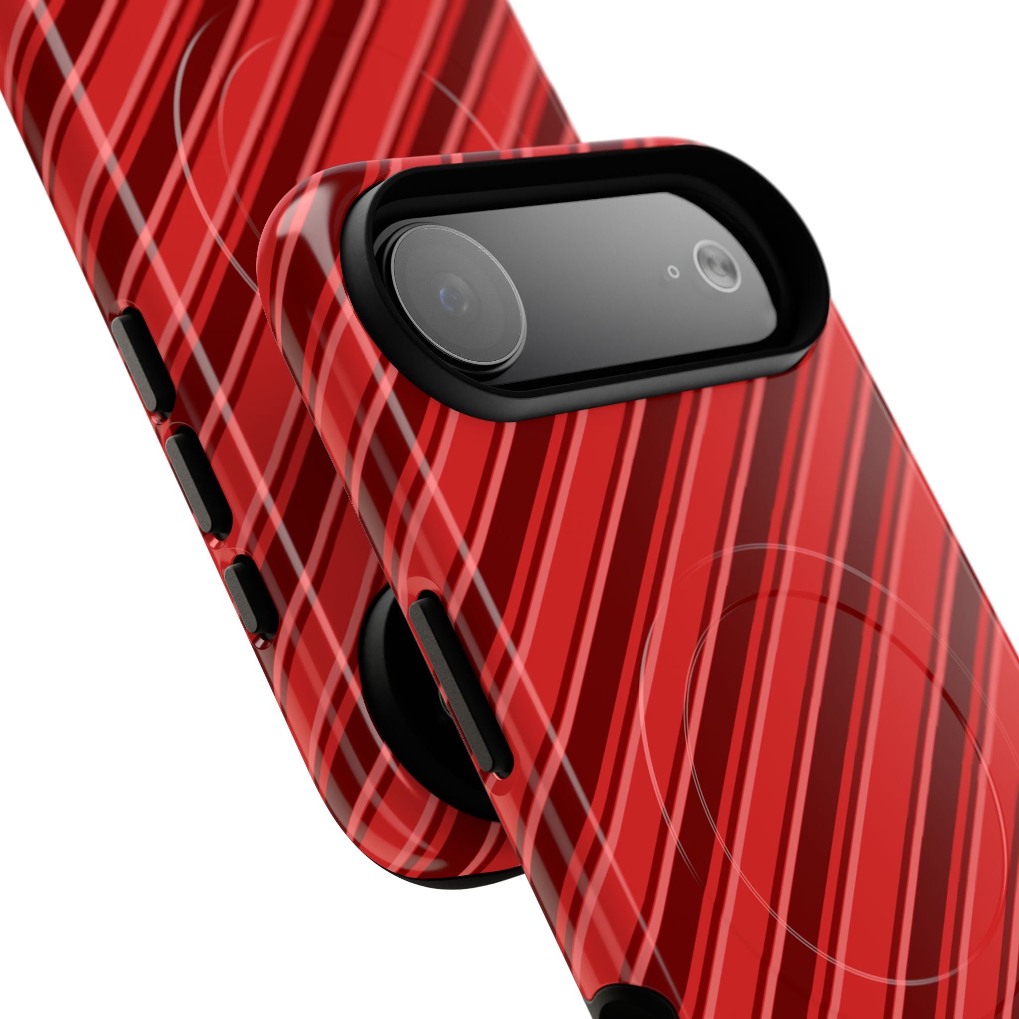 Angelina Stripes | Cherry - MagSafe iPhone Case