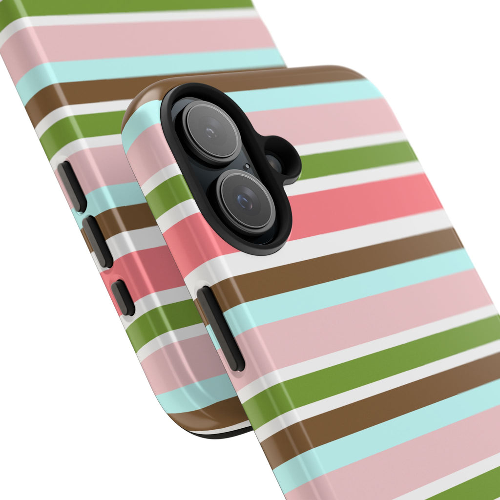 Sweet Candy Stripes iPhone Case