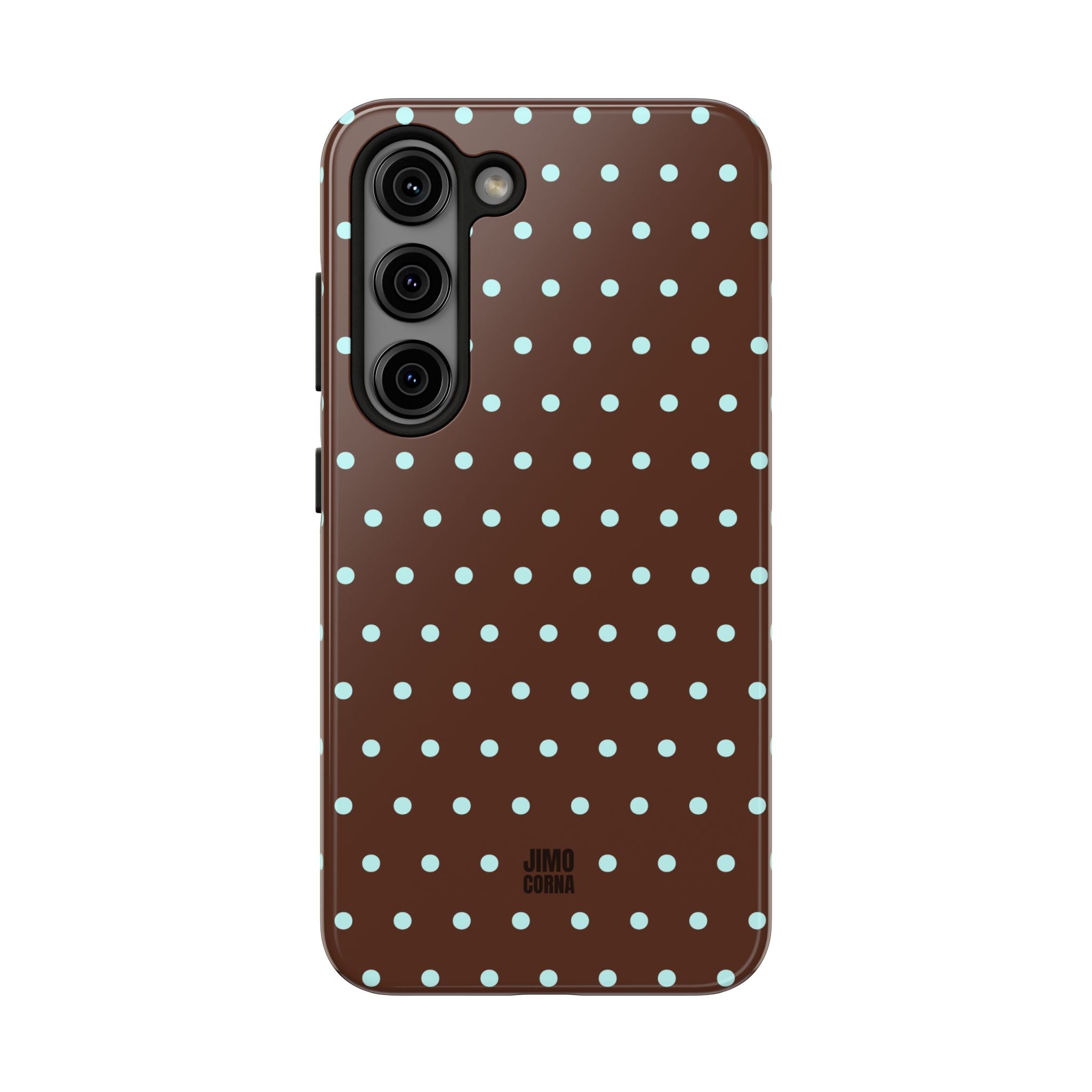 Polka Dot | Brown and Blue