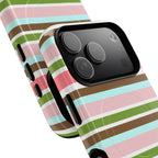 Sweet Candy Stripes MagSafe iPhone Case