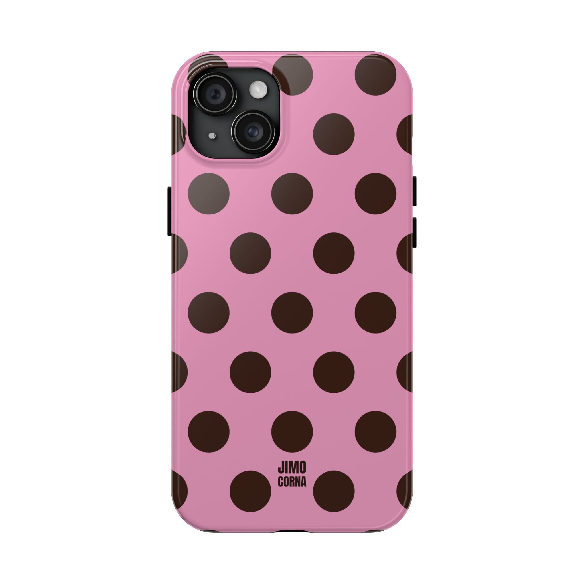 Big Polka Dot | Pink and Black