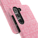 Holiday Knit | Pink iPhone Case