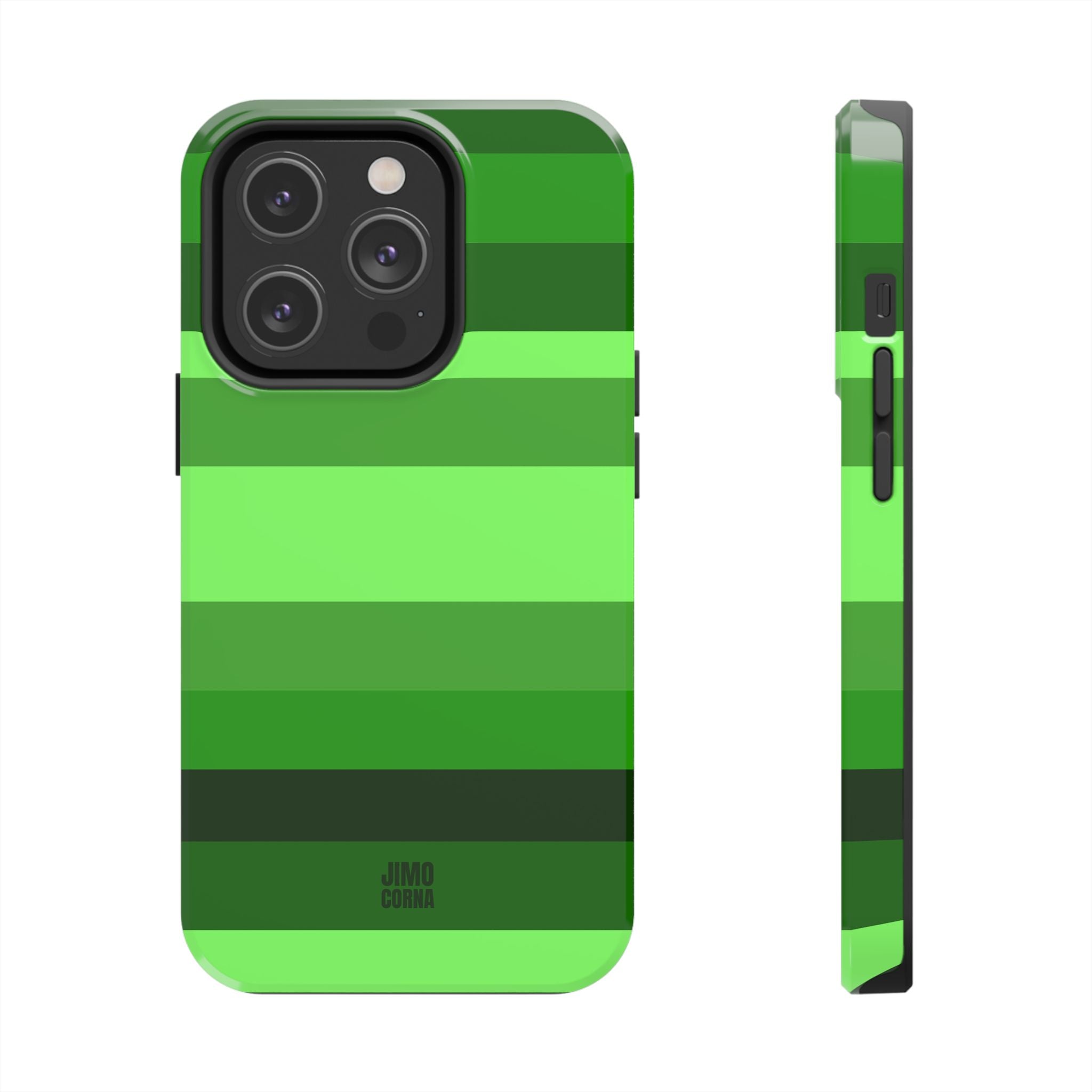 Matcha Stripe iPhone Case