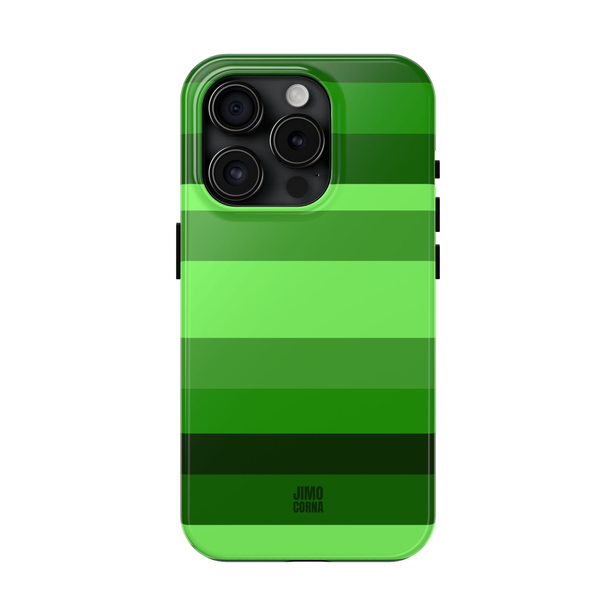 Matcha Stripe iPhone Case