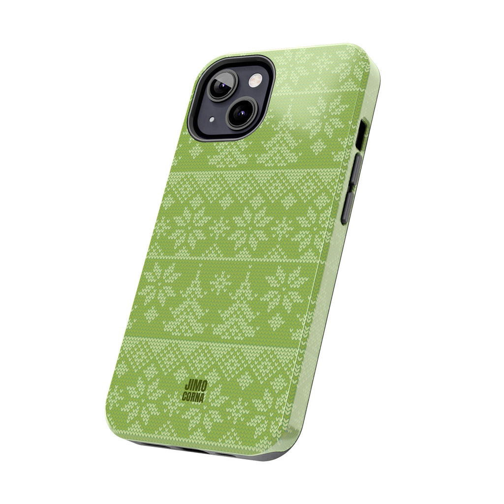Holiday Knit | Green iPhone Case