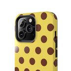 Big Polka Dot | Yellow and Brown