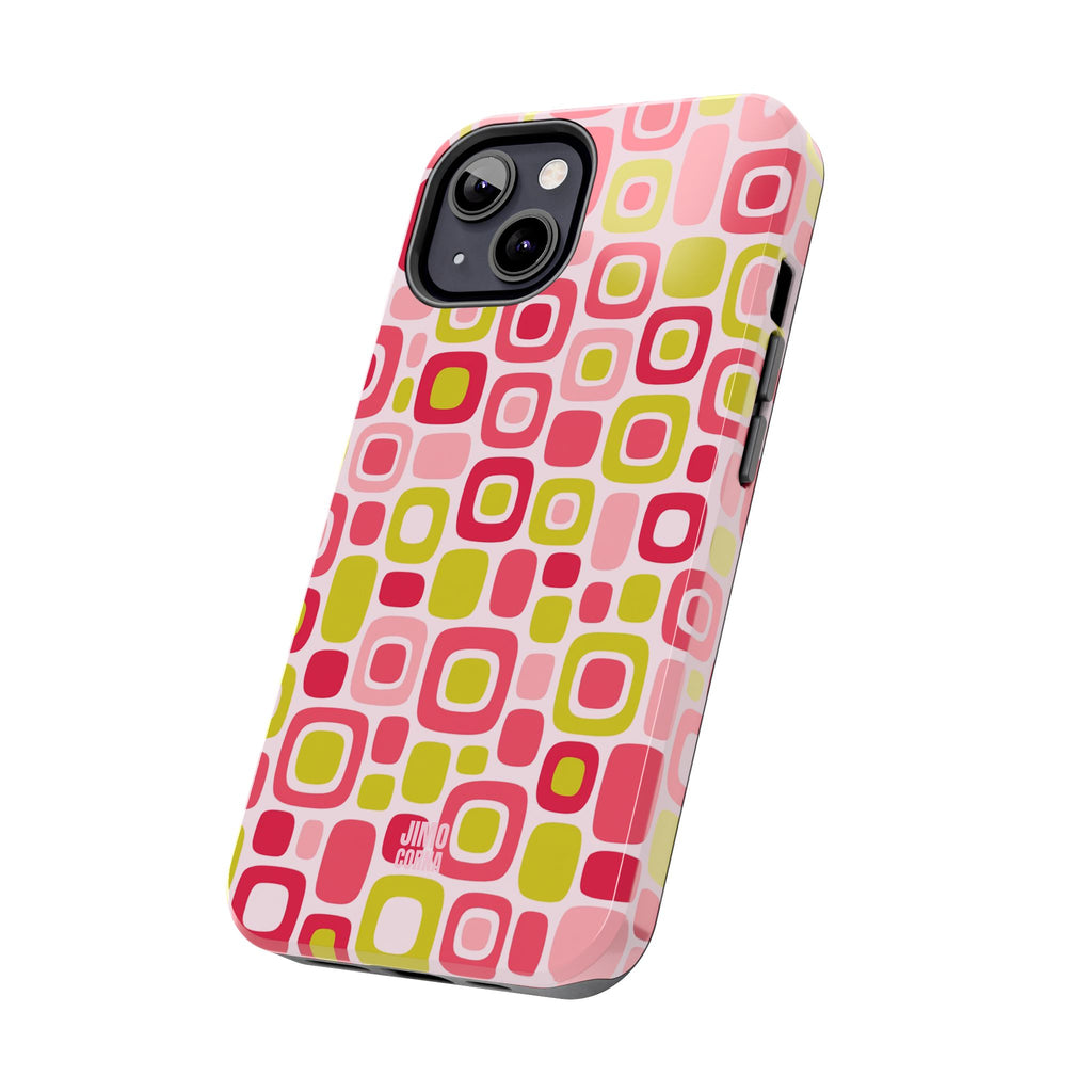 Bubble Pop Geometry iPhone Case