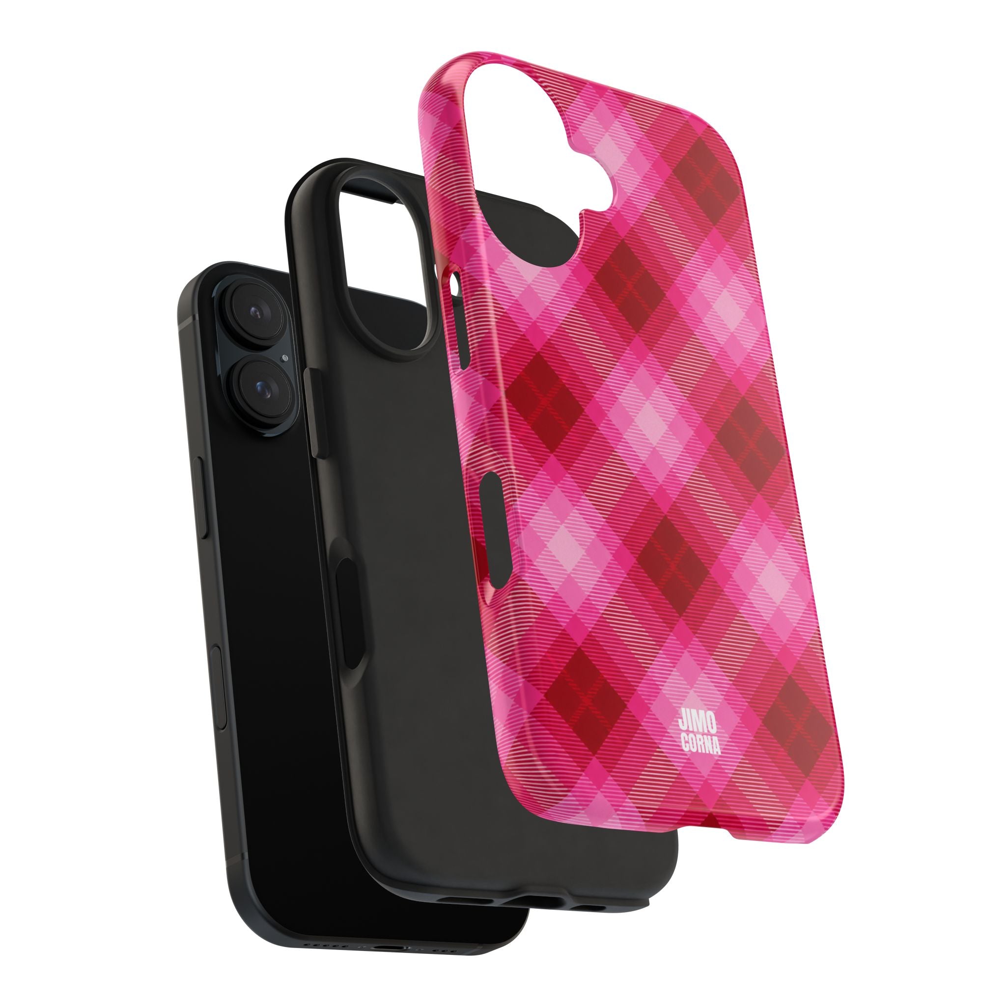 Pink Picnic Plaid iPhone Case