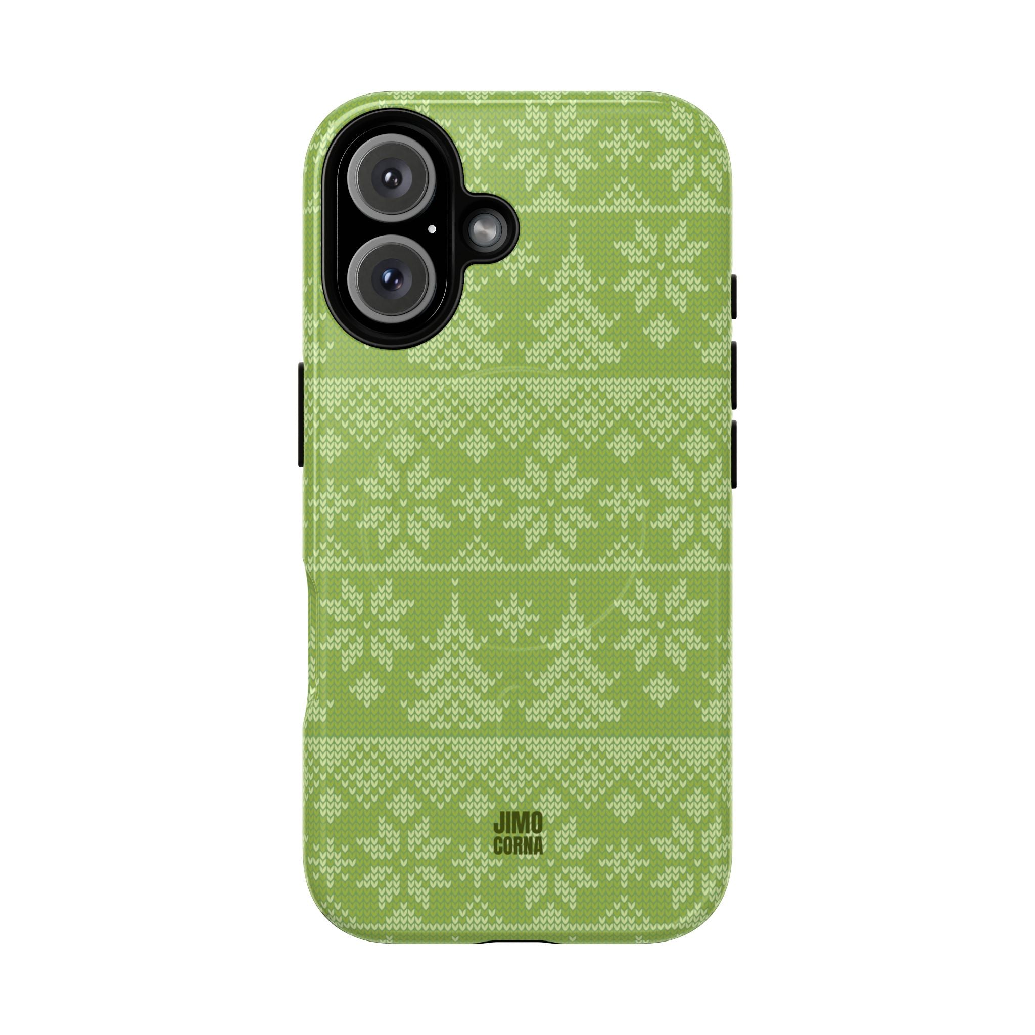Holiday Knit | Green MagSafe iPhone Case