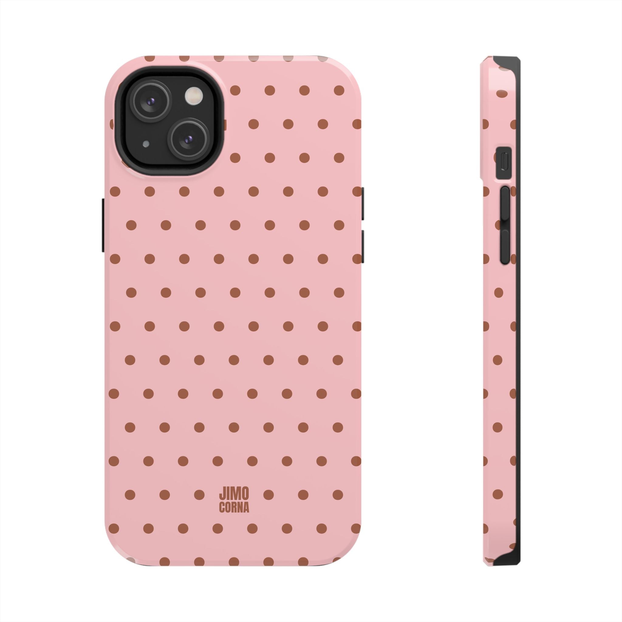 Polka Dot | Pink and Brown
