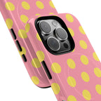 Big Polka Dot | Pink and Yellow