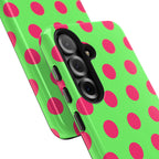 Big Polka Dot | Green and Pink