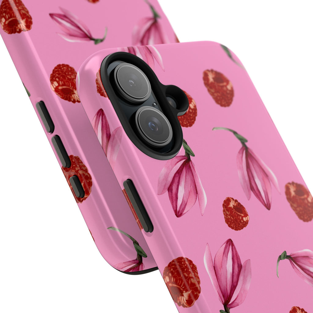 Raspberries and Flowers