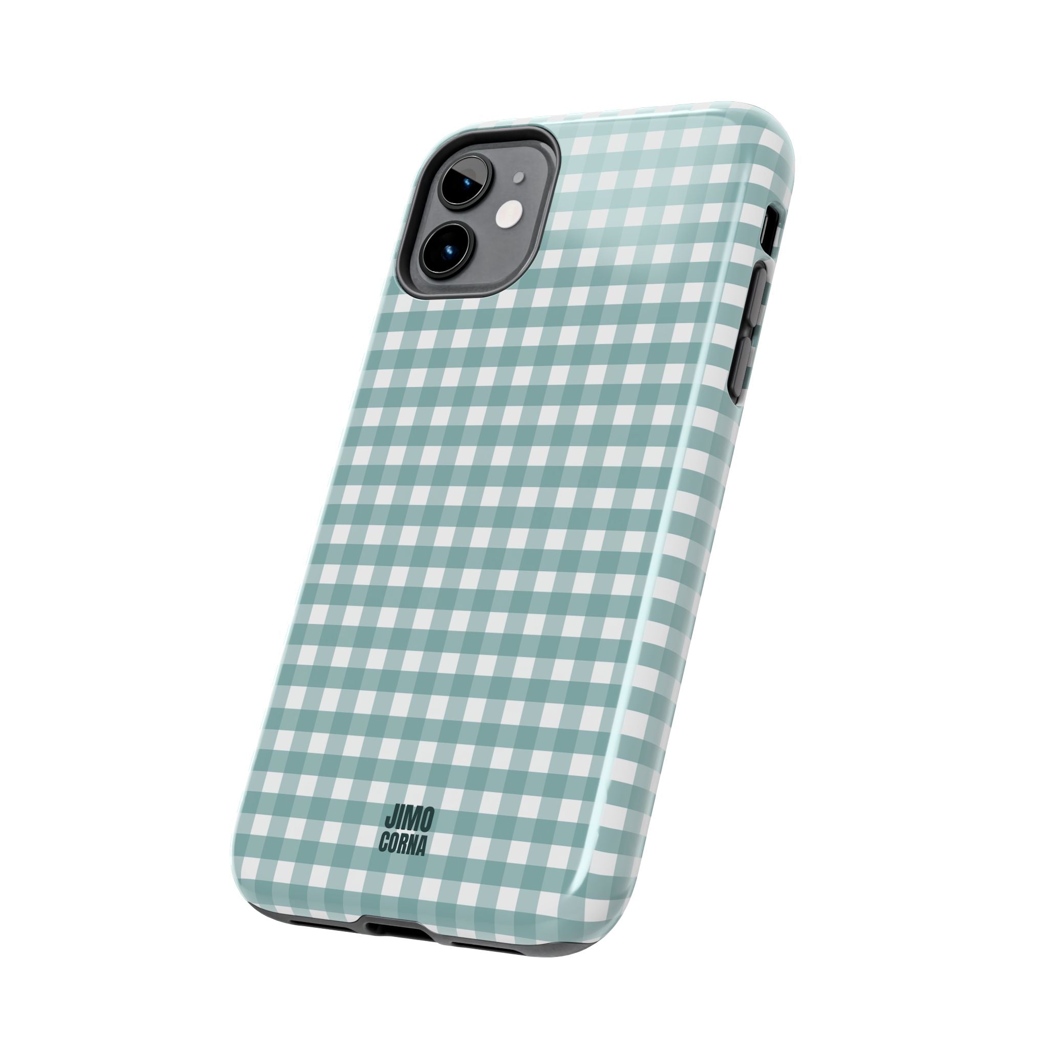 Farm Gingham iPhone Case | Blue
