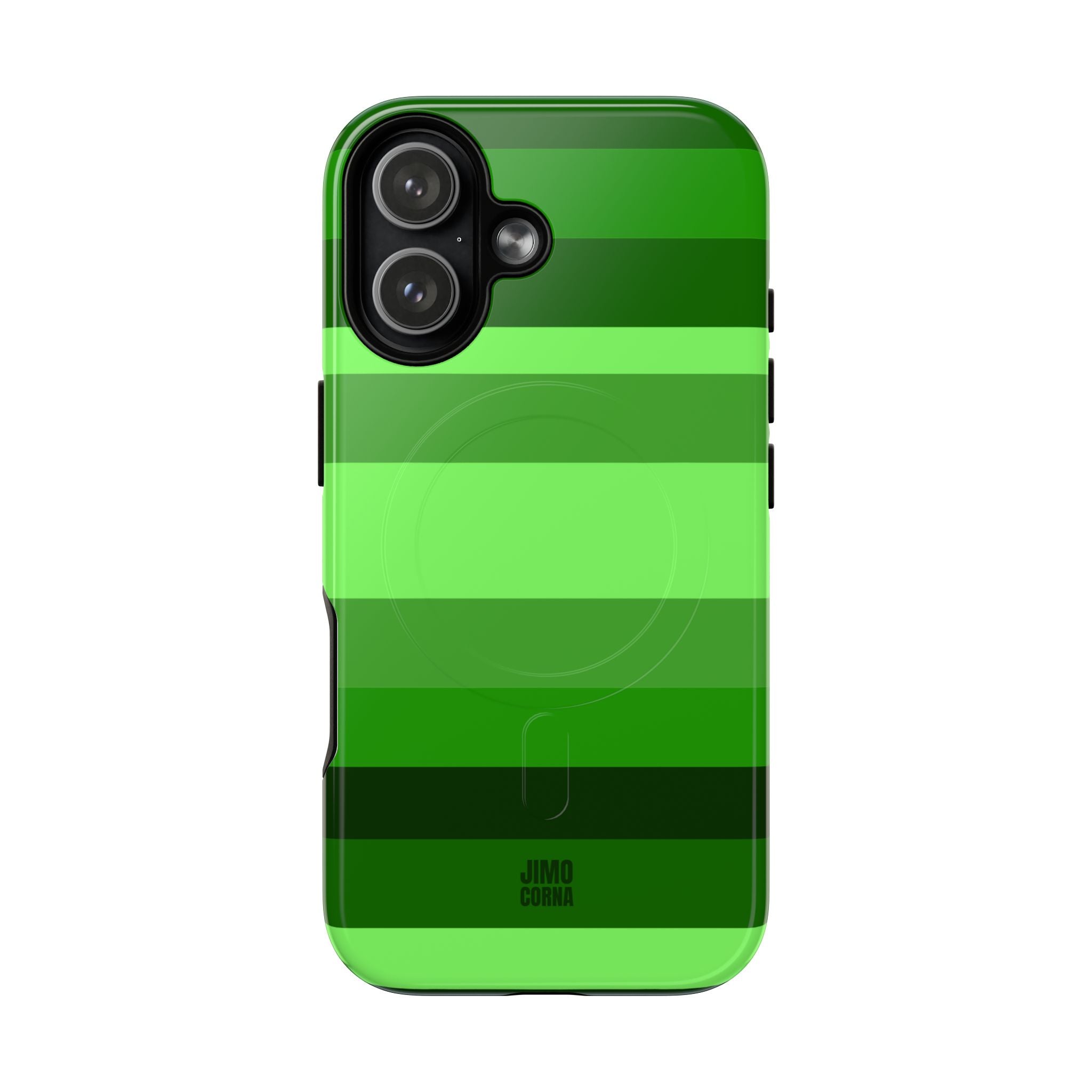 Matcha Stripe MagSafe iPhone Case