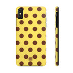 Big Polka Dot | Yellow and Brown