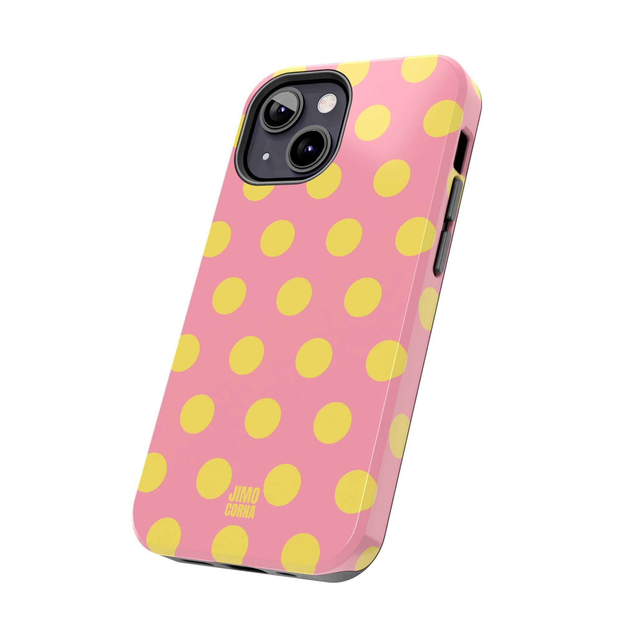 Big Polka Dot | Pink and Yellow