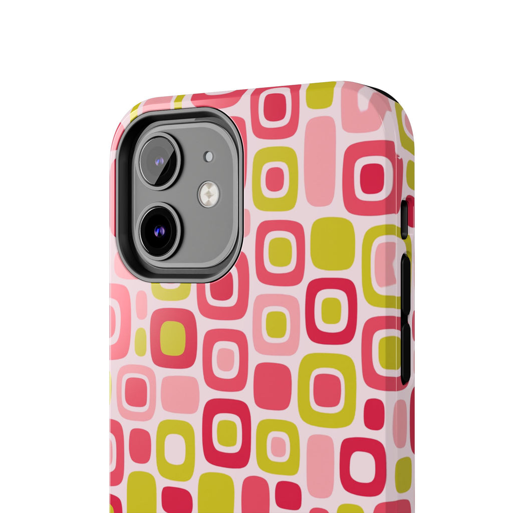Bubble Pop Geometry iPhone Case