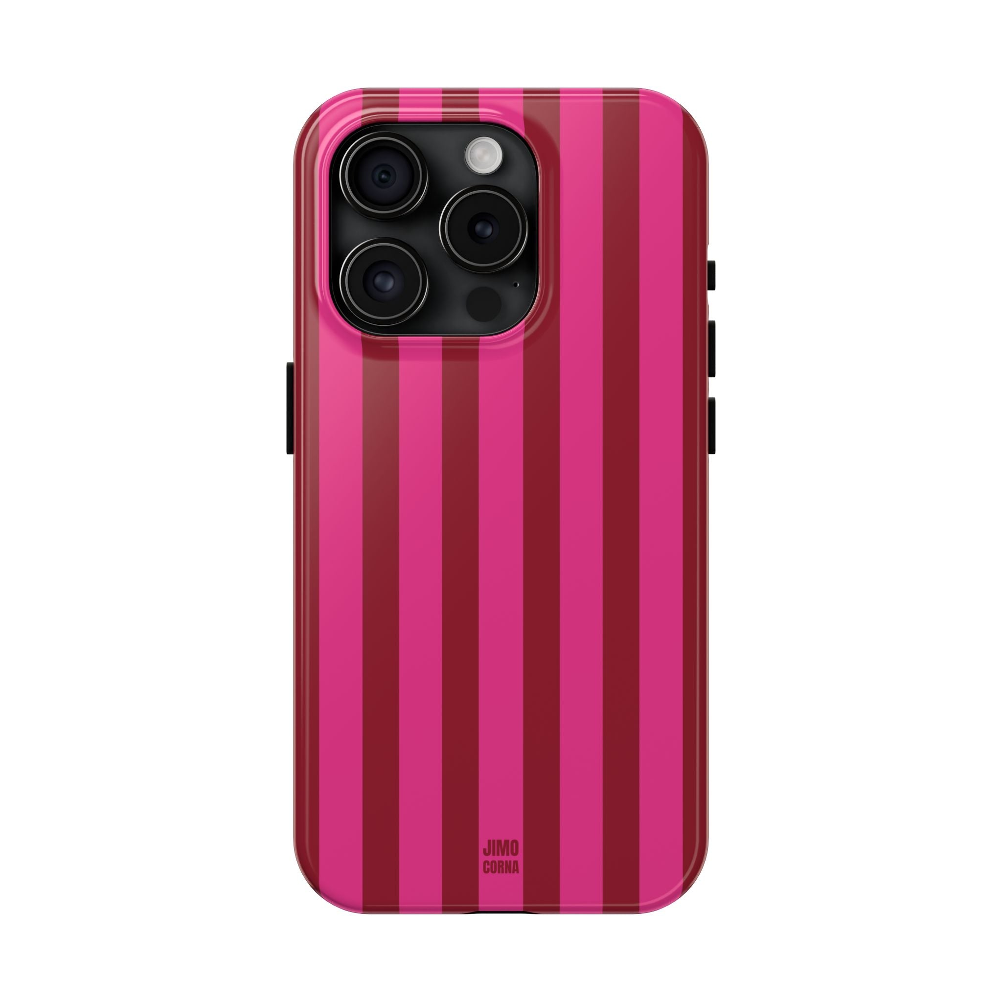 Strawberry Burst Bold Stripes