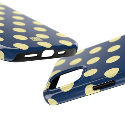 Big Polka Dot | Blue and Cream