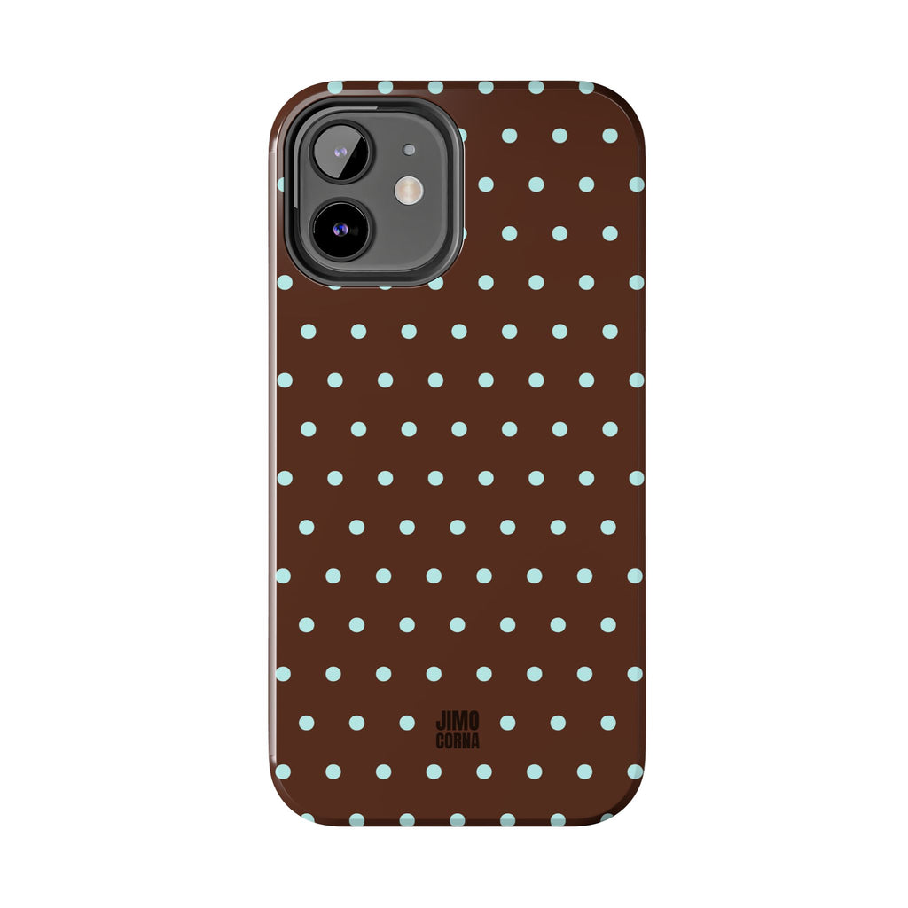 Polka Dot | Brown and Blue