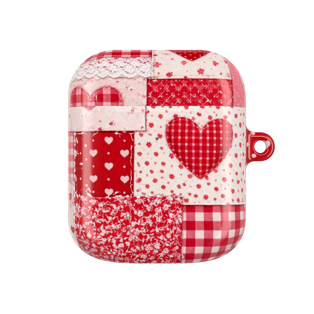 Patchwork Heart AirPods Case