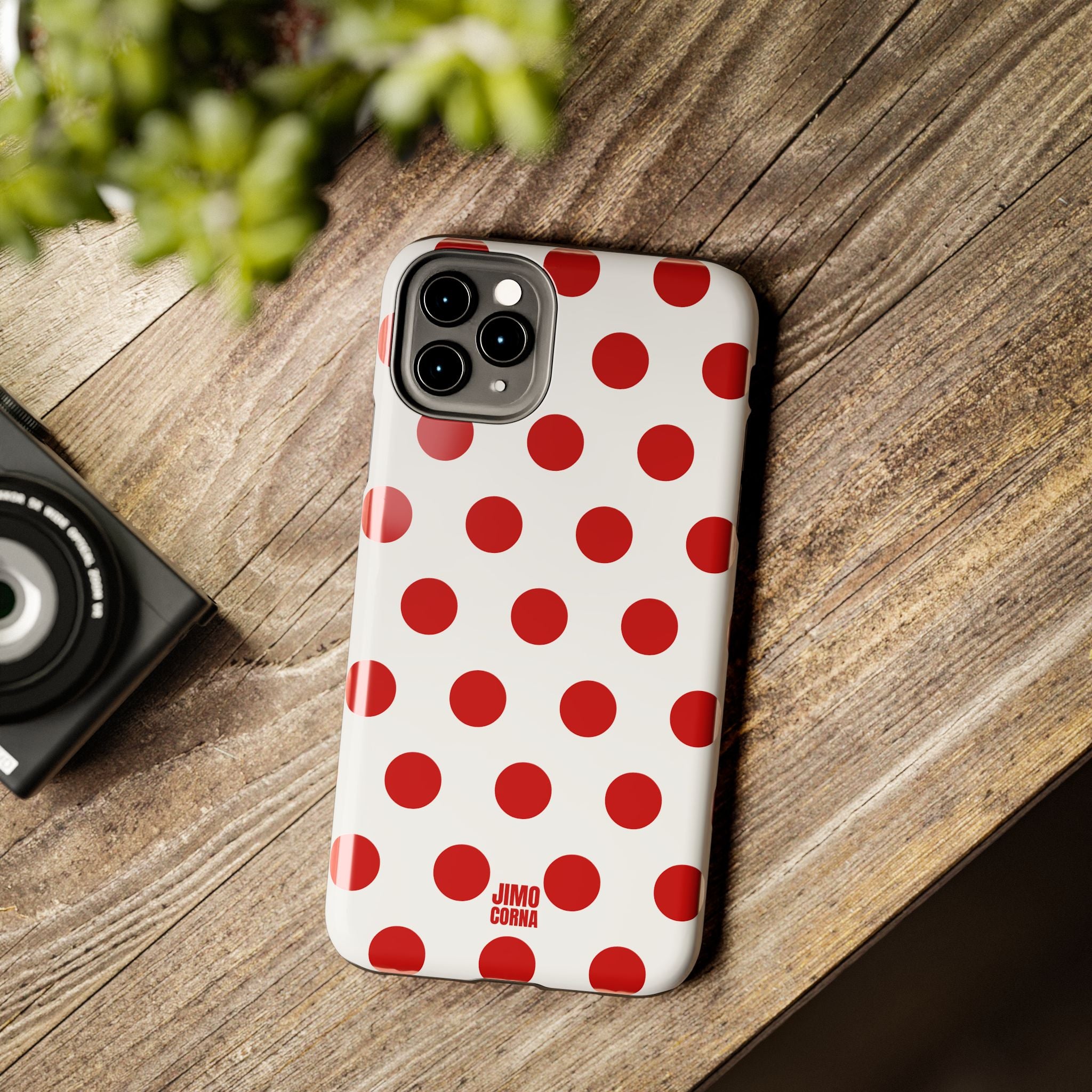 Big Polka Dot | White and Red