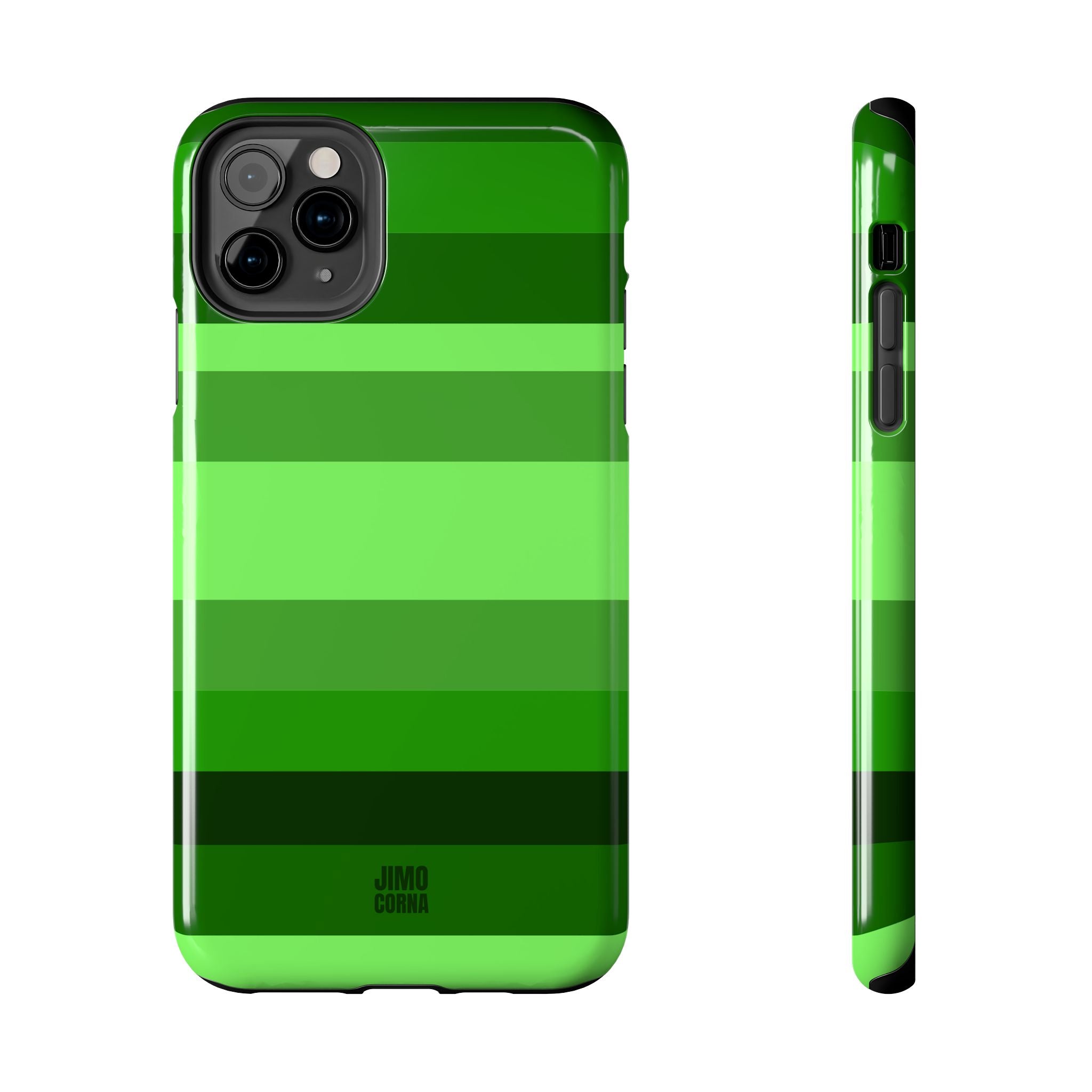 Matcha Stripe iPhone Case