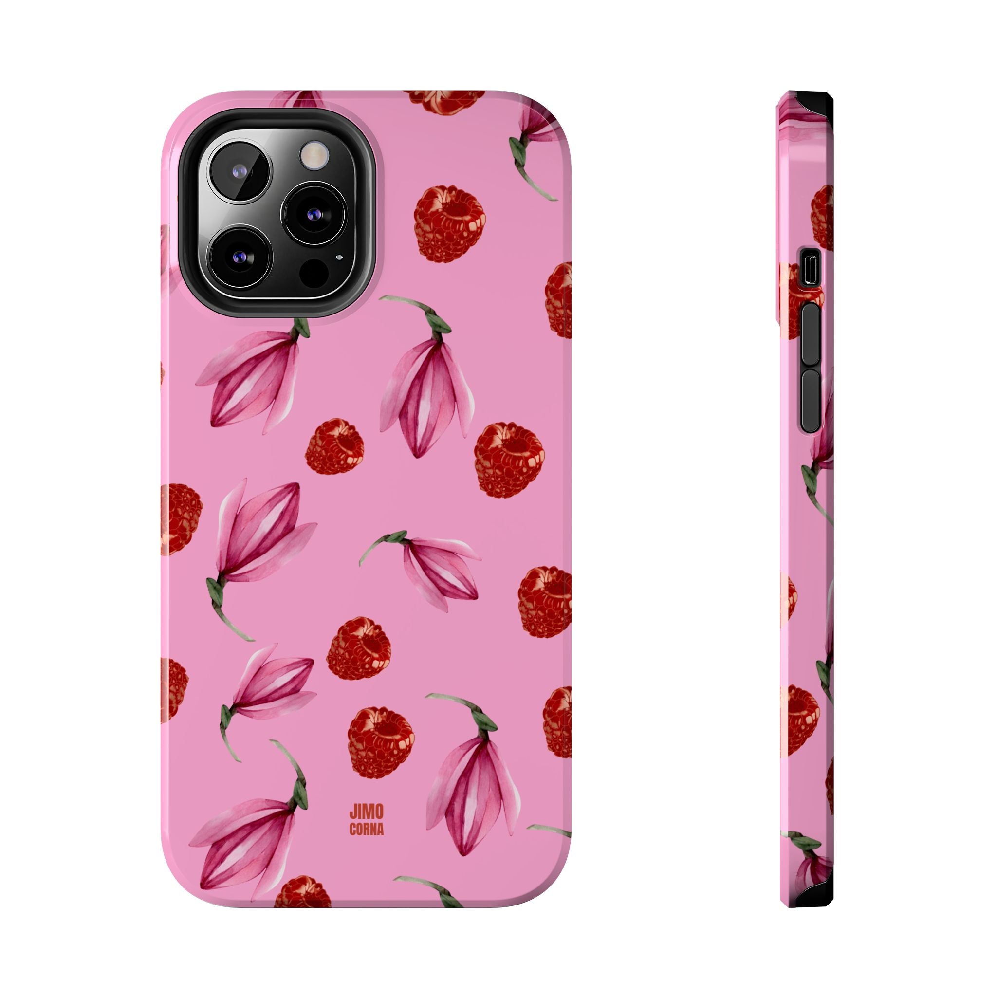 Raspberries and Flowers