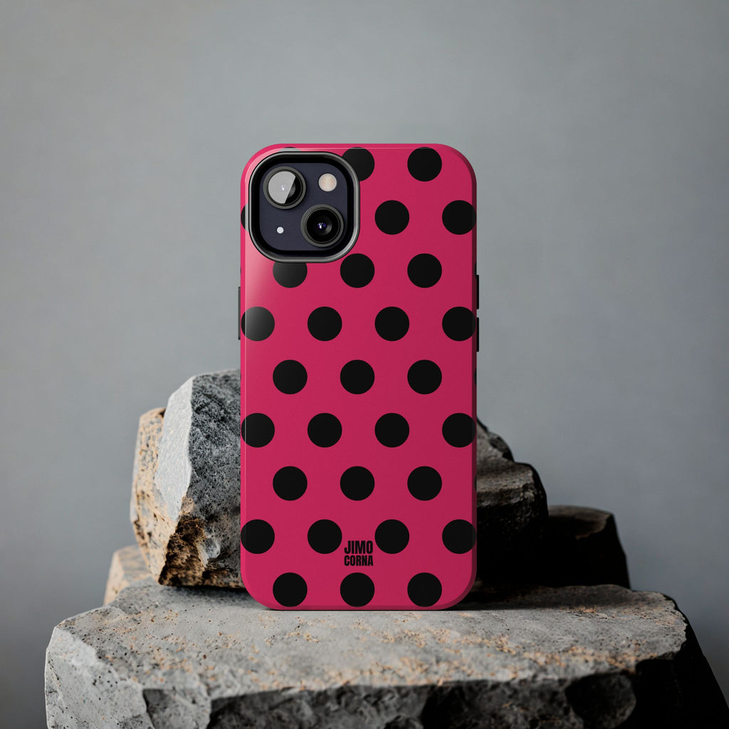 Big Polka Dot | Hot Pink and Black