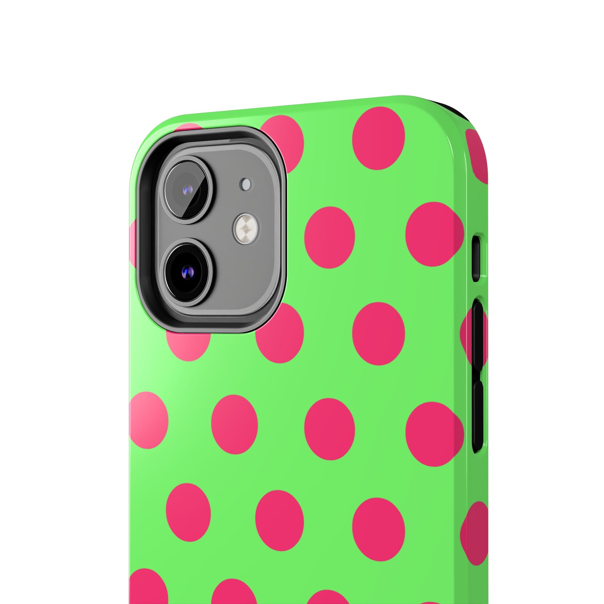 Big Polka Dot | Green and Pink