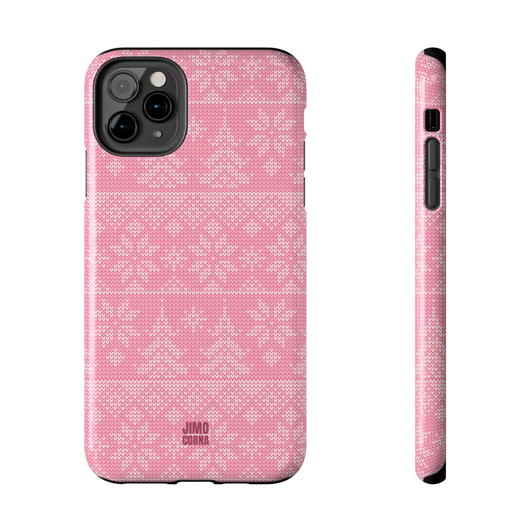 Holiday Knit | Pink iPhone Case