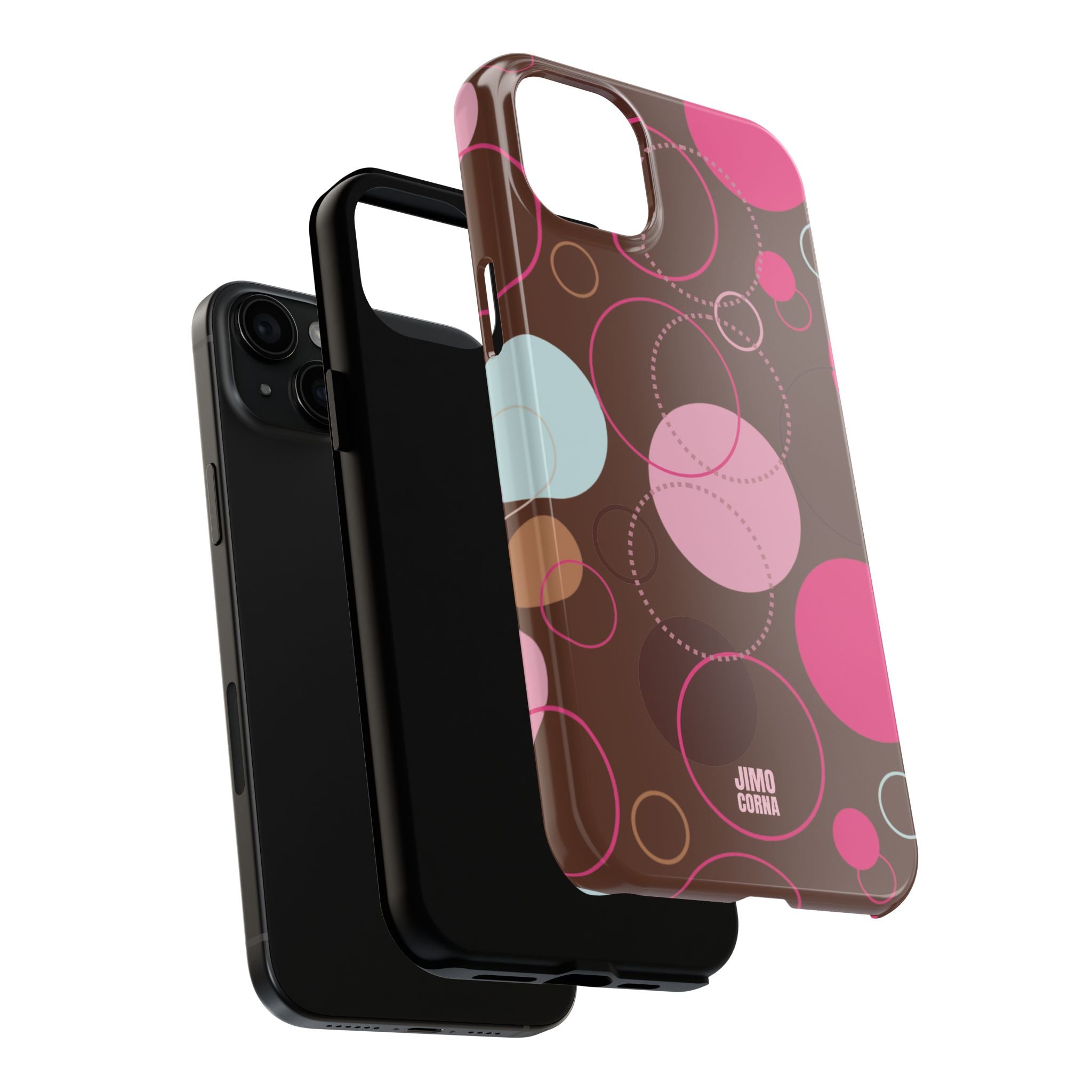 Spiral Pop iPhone Case | Brown