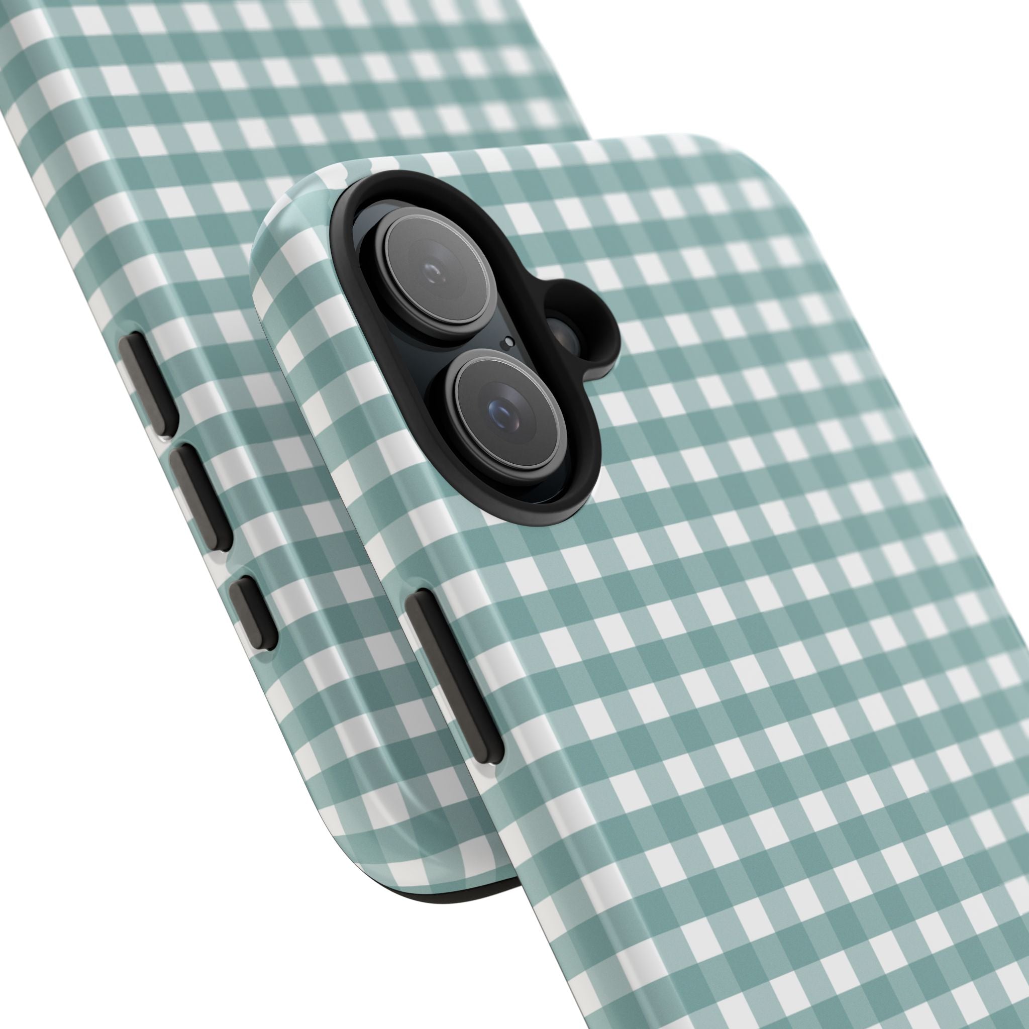 Farm Gingham iPhone Case | Blue