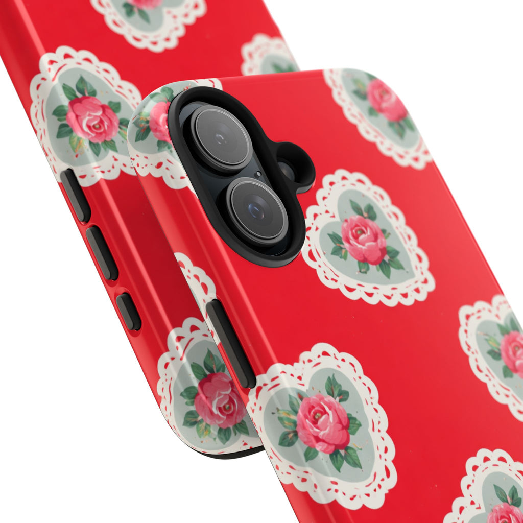 Rosy Lace iPhone Case