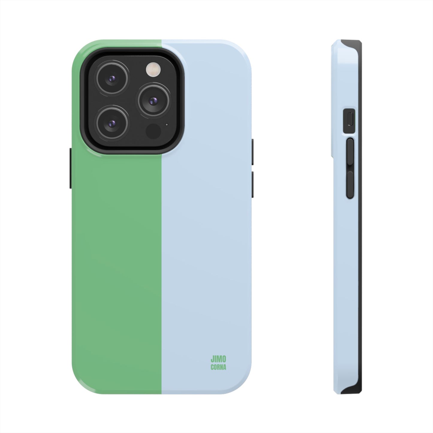 Blue and Green Color Block