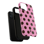 Big Polka Dot | Pink and Black