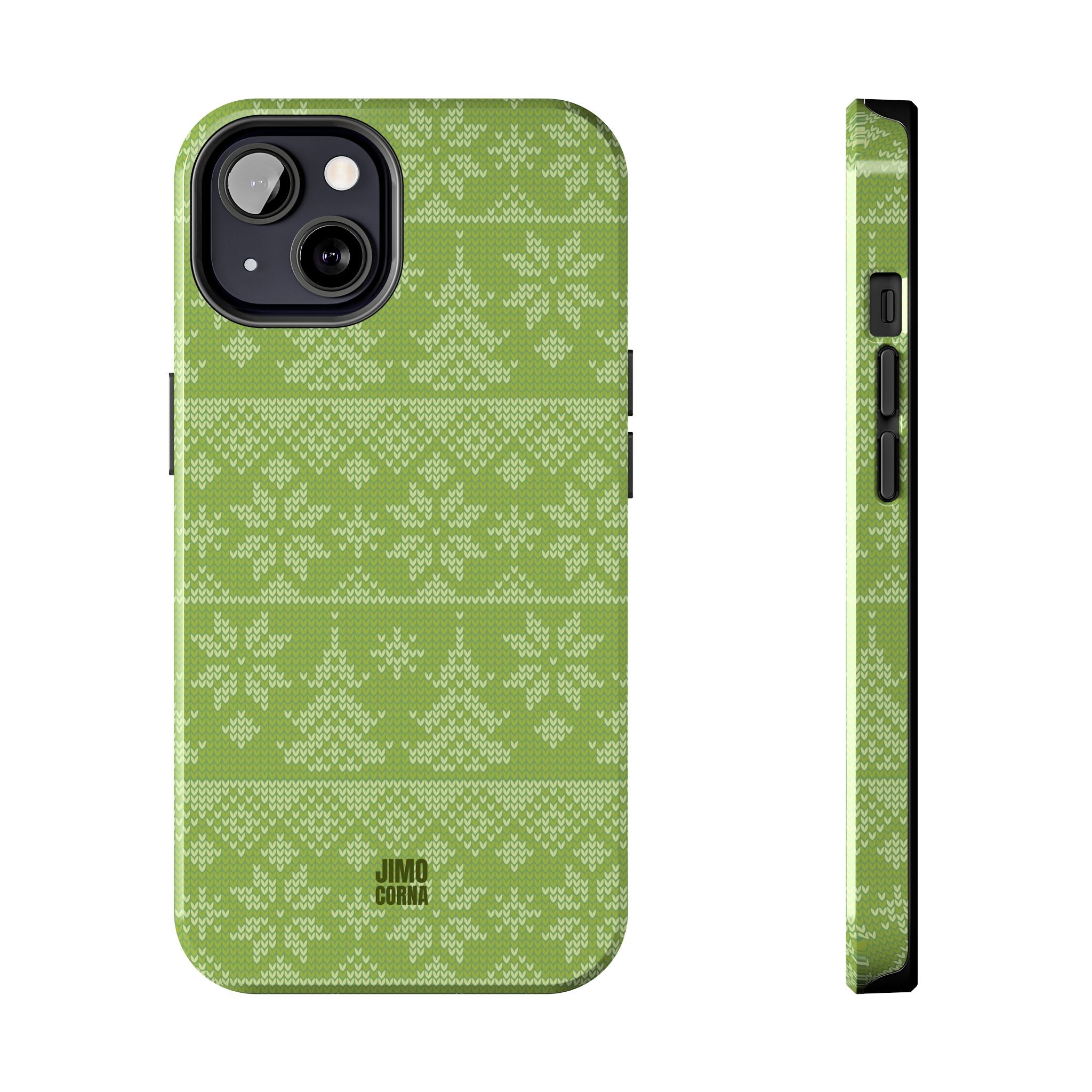 Holiday Knit | Green iPhone Case