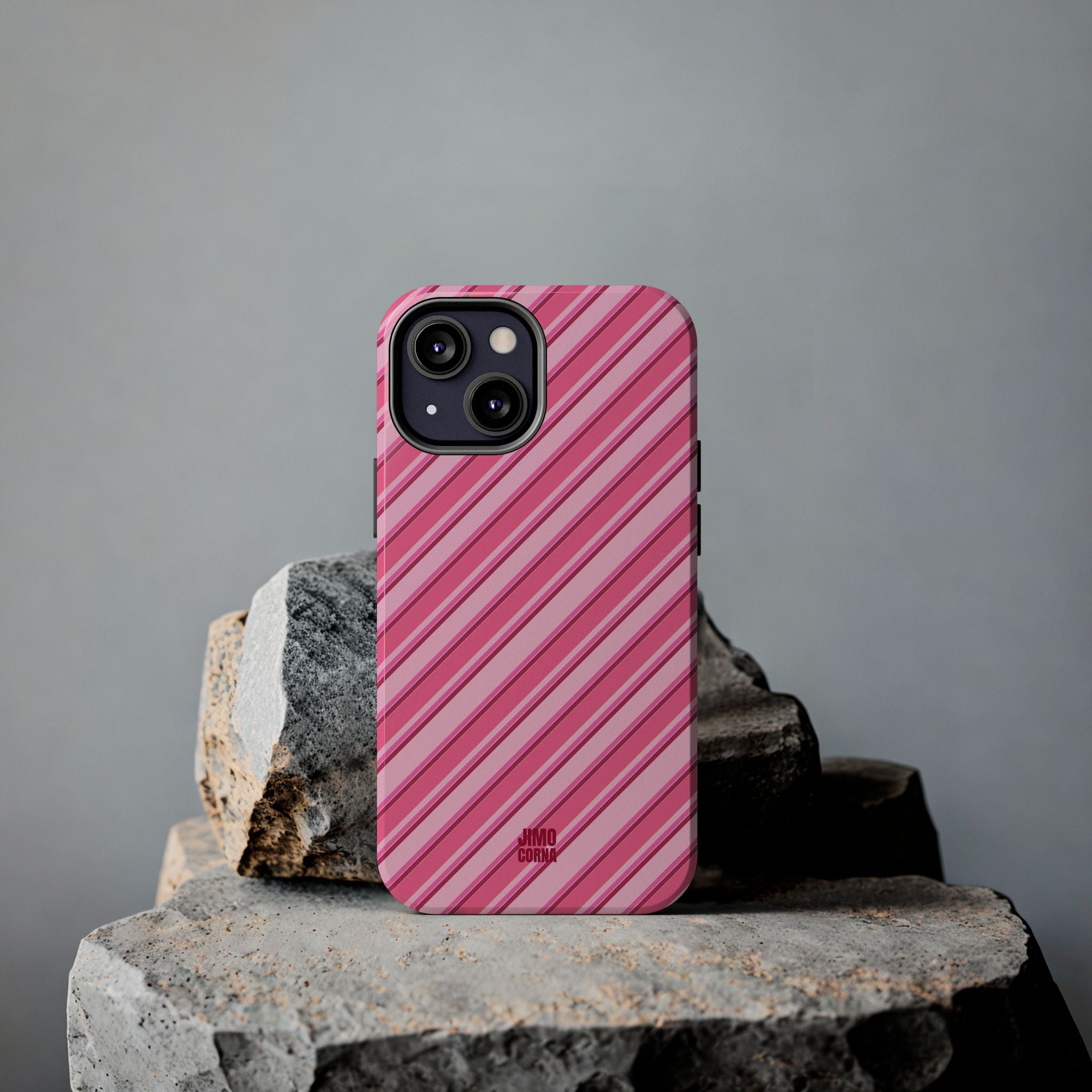Angelina Stripes | Hot Pink - iPhone Case