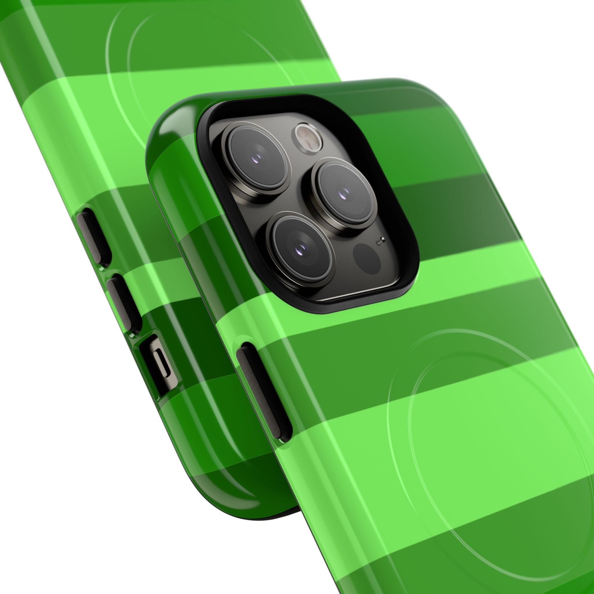 Matcha Stripe MagSafe iPhone Case